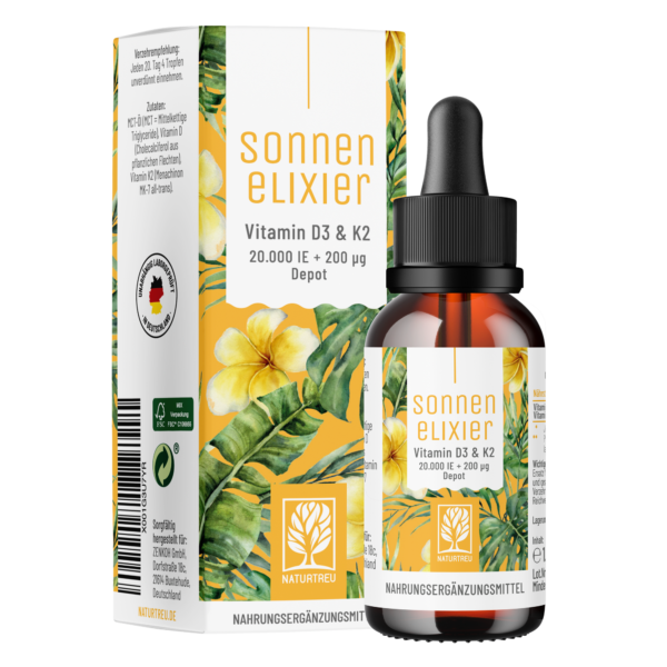 Sonnenelixier Vitamin D3 & K2 Depot